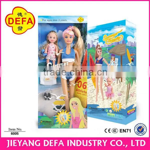 summer styles sisters have fun together in beach plastic dolls