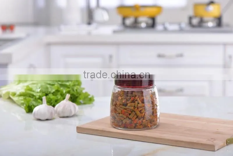 2016 Hot sale Glass Mason glass storage jar for kitchen use