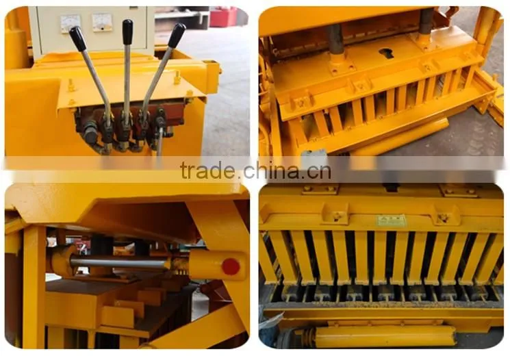 Saudi Arabic market QTM6-25 movable concrete block making machine with new design