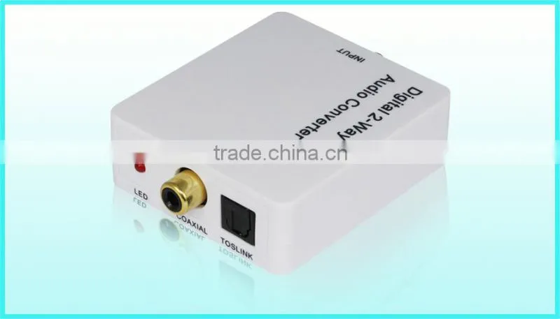two-way conversion: Coaxial to Toslink or Toslink to Coaxial
