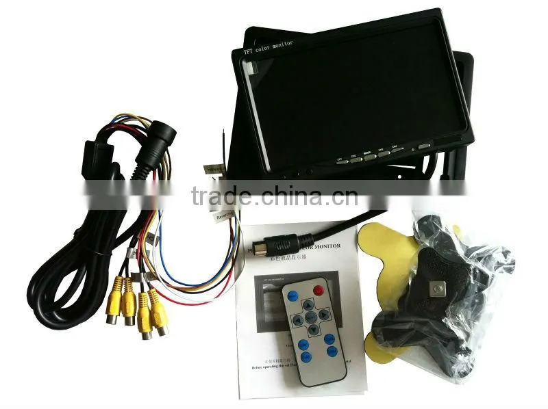 7" Color TFT LCD lcd screen tft lcd display 4 way CVBS