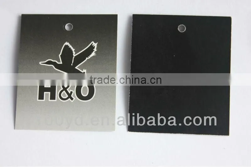 Tags clothes gold foil hang tag jeans label printing