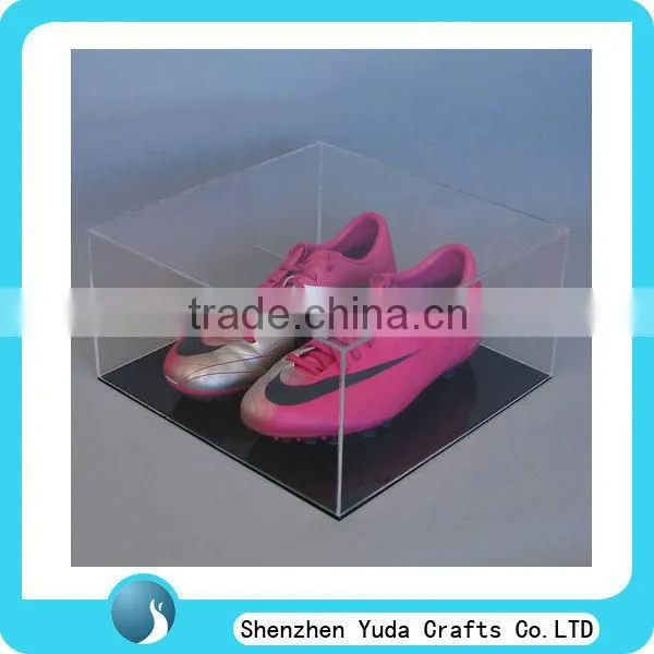 glass box for shoes,sneaker clear box,clear display sneaker shoe box