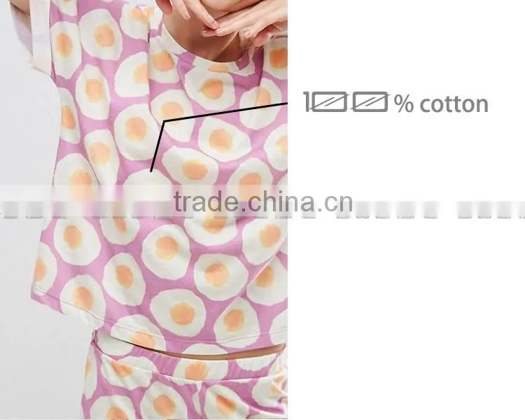 alibaba china supplier fashion cotton fabric ladies pyjamas sleepwear