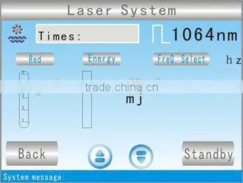 Q switched nd yag laser beauty machine for fast tattoo removal