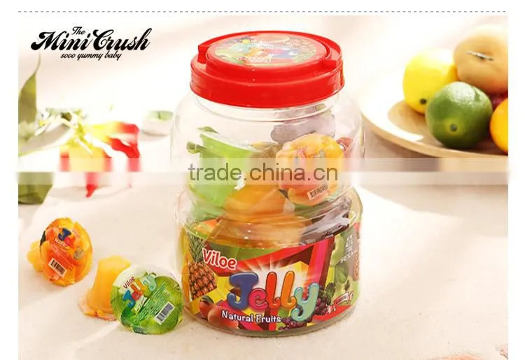 New choice mini gelatina mixed fruit cup jelly