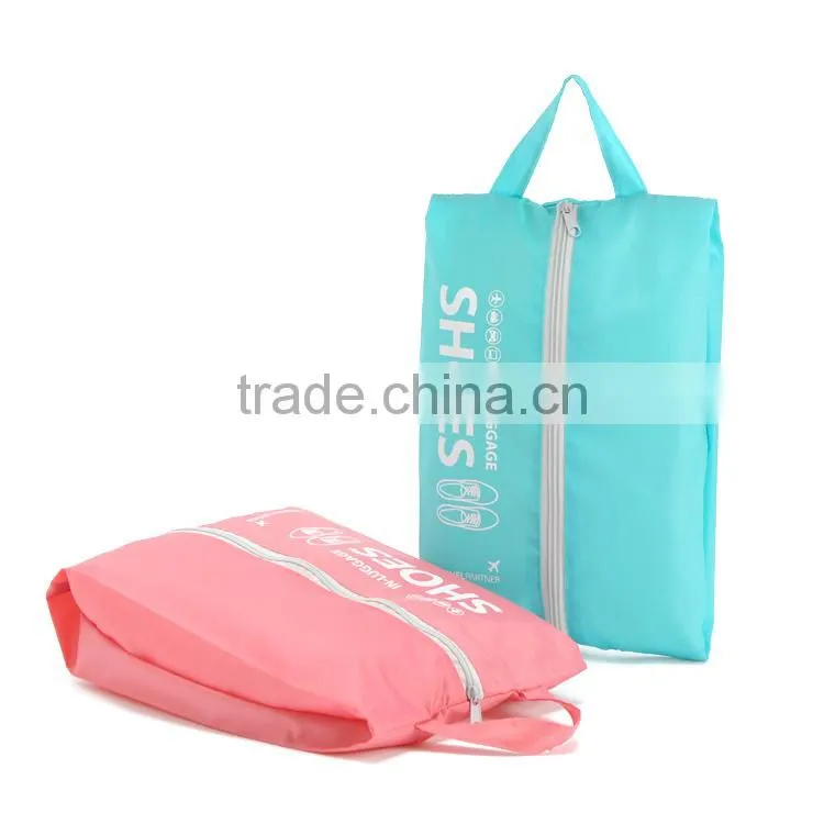 210D polyester promotional shoes bag