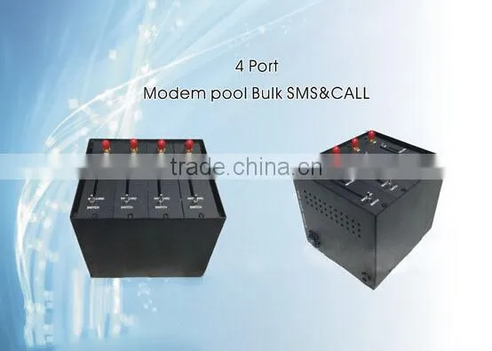 High quality bulk sms rj45 interface wavecom 4 port 3g modem gsm pool