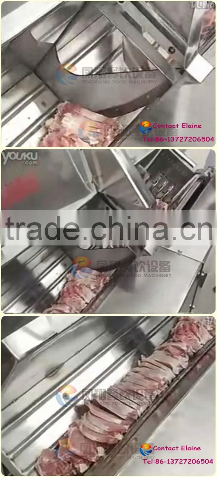 Large Type Chinese Super Industrial Automatic Ham Fish Meat Slicer