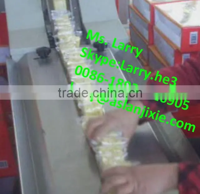 waffle biscuit satcking machine/automatic stacking machine/waffle biscuit stacker