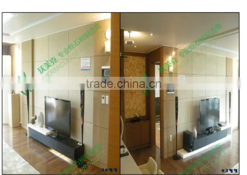 Light weight Insulation Material Vermiculite Fireproof Panel