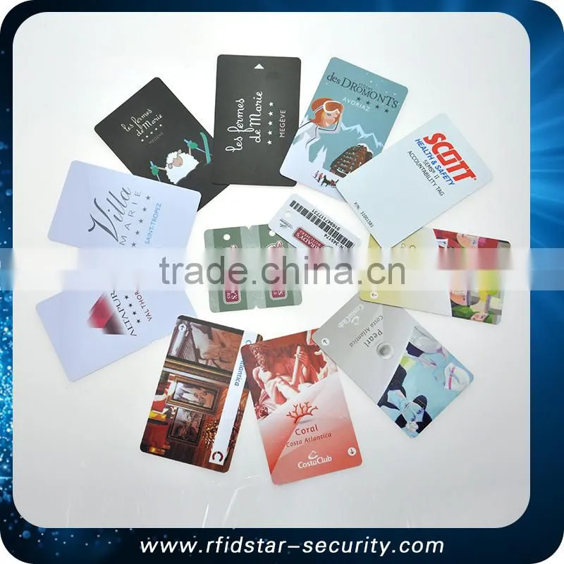 Best quality plastic hang tag for accessory RFID key tag