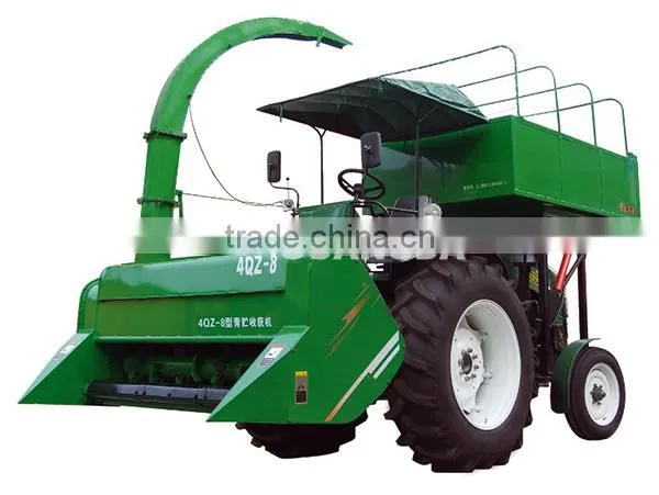 Knapsack corn silage chopper and harvester