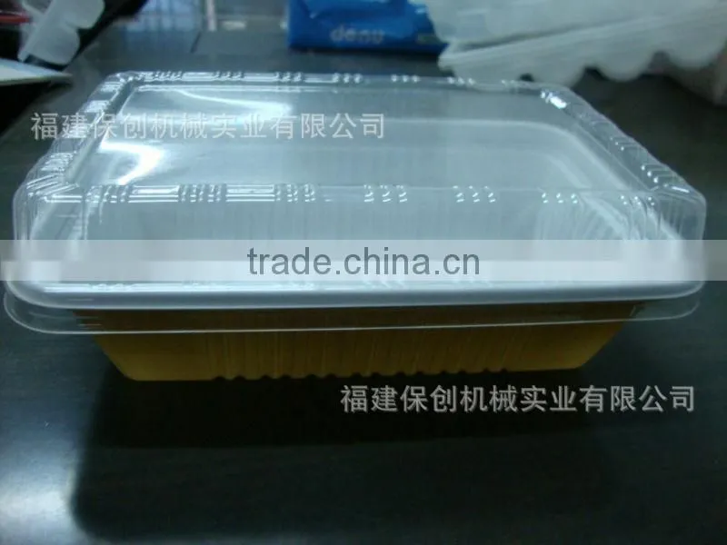 Instant plastic fast food container machine