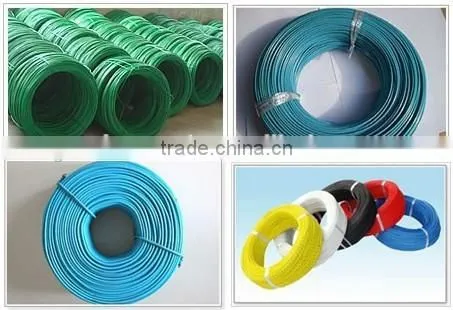 PVC coated steel wire/ pvc insulated wire/ plastic coated wire(manufacturer)