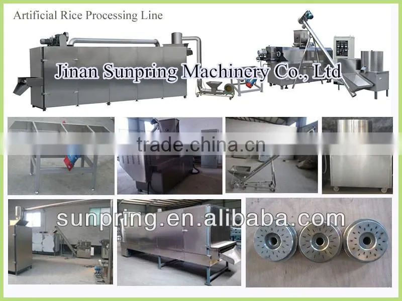 Extruded Instant Artificial Nutritional Rice Processing Machine