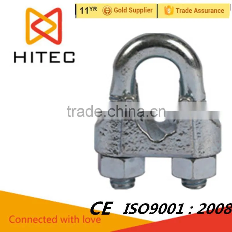 US Type Galv. Malleable wire rope cable grips