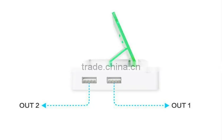 3.1A fast charging mobile phone stent dual usb charger