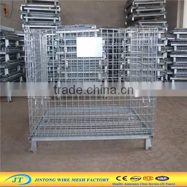 high quality and safty galvanized metal wire mesh container