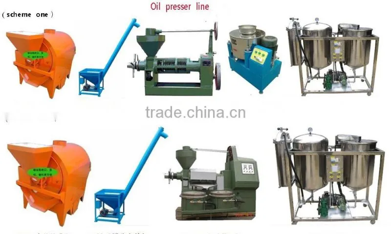 Cheap price oil presser with filter /line ( roaster ,oil presser , filter )