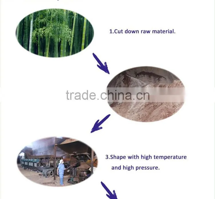 High quality mechanism bamboo charcoal briquettes for sale