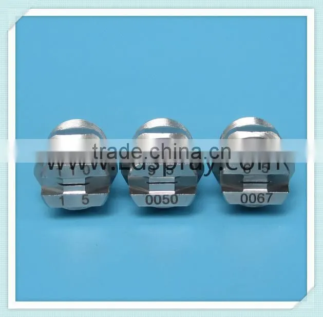 11001,9501,8001,6501,5001,4001,2501,1501 Small capacity flow rate of flat fan jet spray nozzle