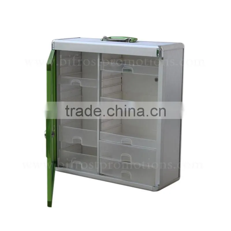 Communal Aluminum First Aid Kit Metal Wall Mounted First Aid Box