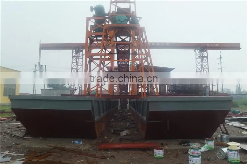 hot sale mechanical sand bucket chain dredger