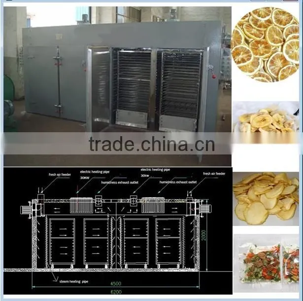 steam/electric heating tray type hot air circulation drying oven