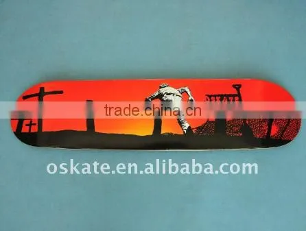 7.85" tech deck skateboard,blank maple skate board deck