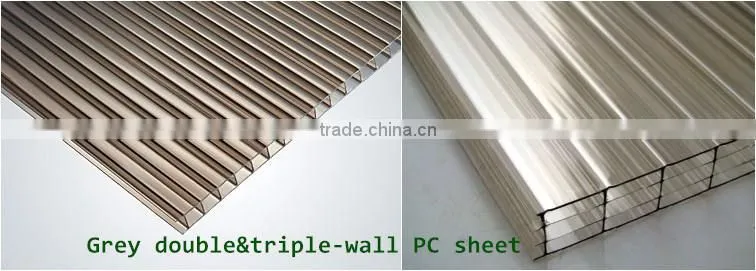 Opal Polycarbonate Hollow Sheet Transparent Roofing Sheets Used For Garage