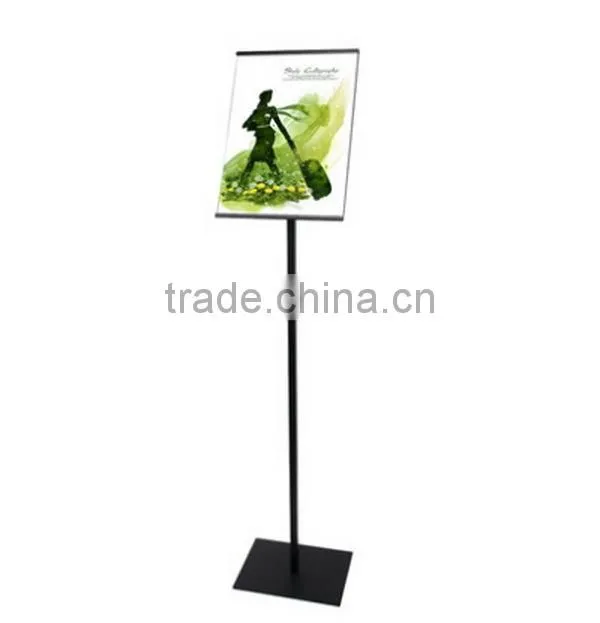 Knocked-down metal advertising stand for shopping mall