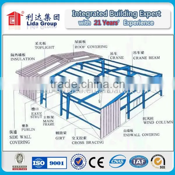 Malaysia metal garden storage shed/ steel structure