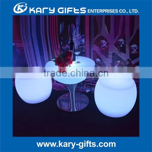 led stool Plastic cube led stool funny bar stools for event concert party
