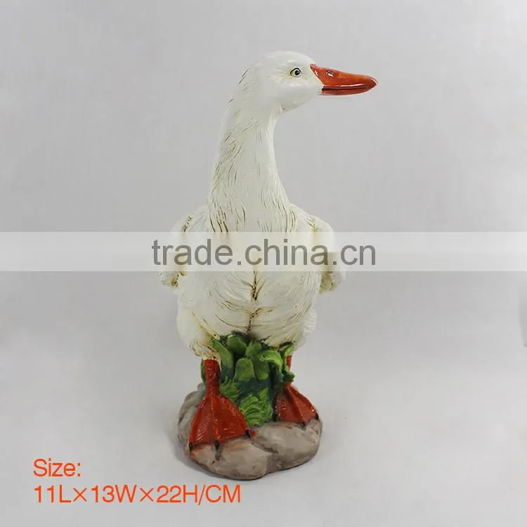 Resin garden decor goose statue
