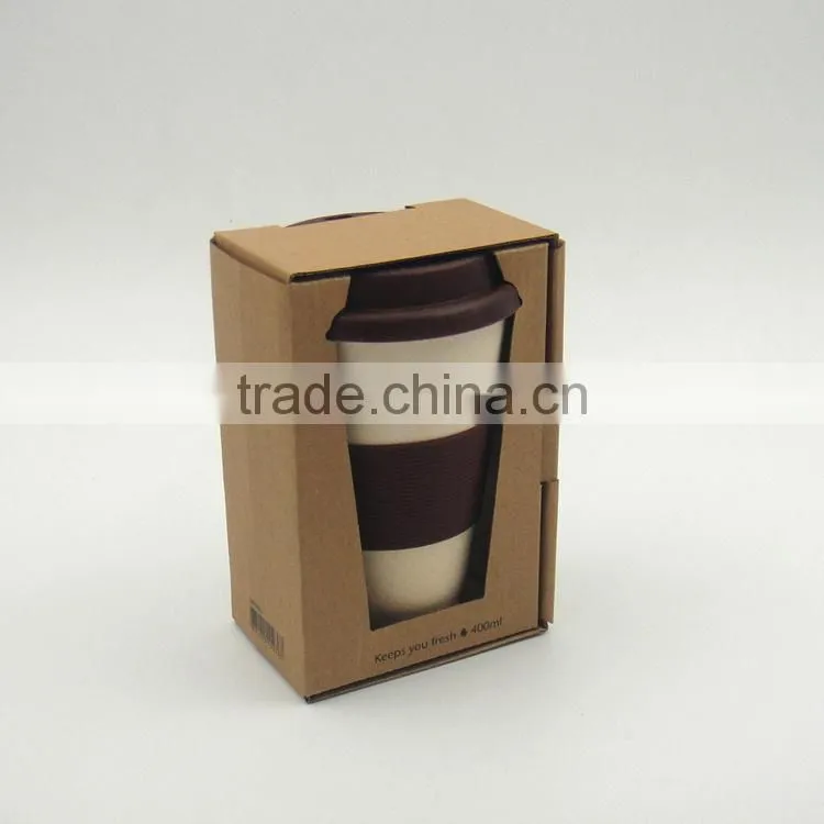 Best seller and feedback Disposable Biodegradable Bamboo Coffee Cup with Lid / Bamboo Cup