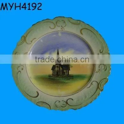 Well glazed round ceramic soup & stock pot with cover