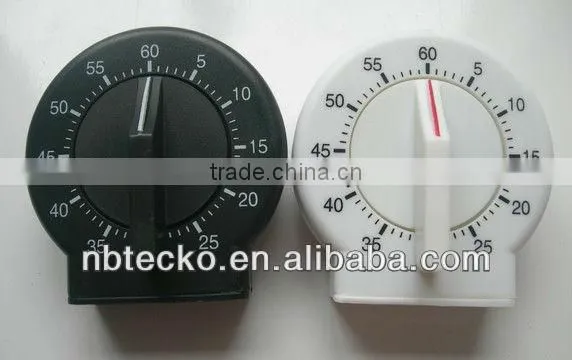 Plastic 60 minutes countdown mechanical kitchen timer