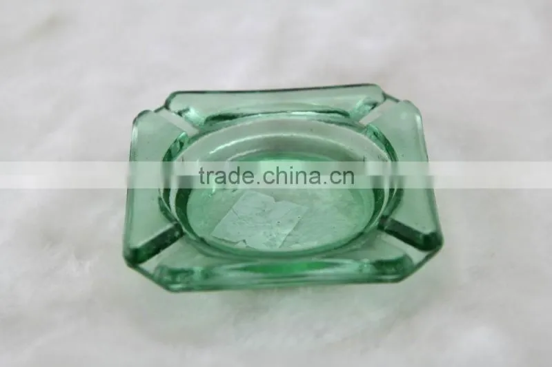square glass ashtray, colored glass ashtray,ashtray