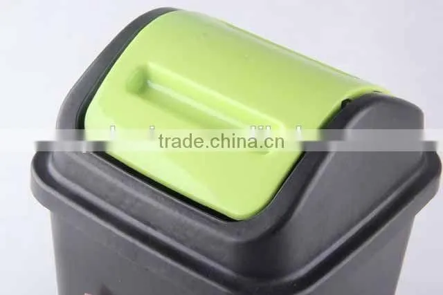 Plastic Trash Can Household Garbage Can/Rubbish Bin