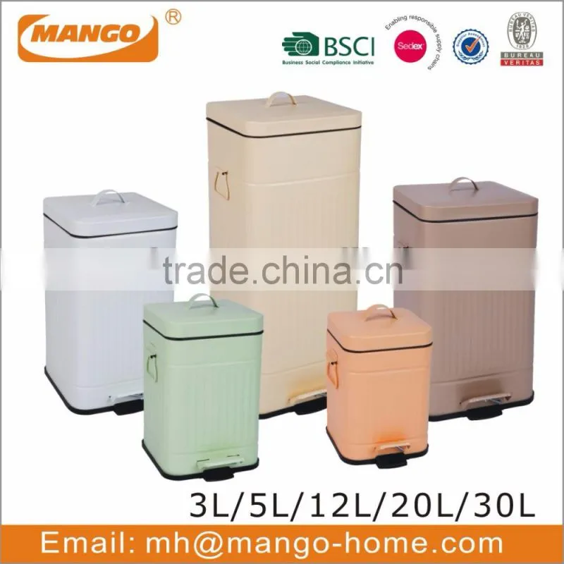 Unique Stainless Steel Foot Pedal Dustbin