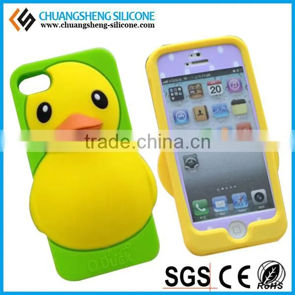 printing plastic mobile phone cover, 3d silicone phone case, animal silicone phone case