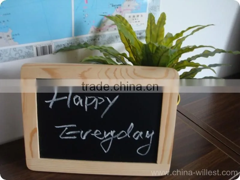 Pine wood blackboard, wood frame chalkboard, double side blackboard