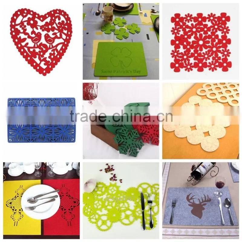 Designer Picture felt table pads