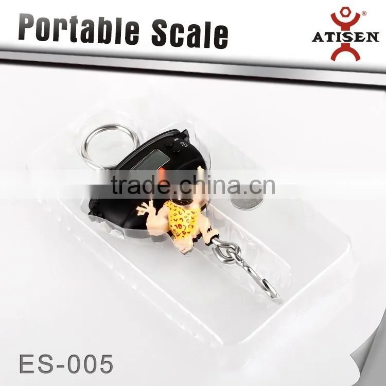Mini Portable Hanging Electronic Digital Cartoon Luggage Weighing scale 40kg