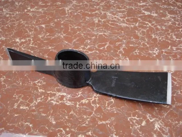 drop forged rail way steel pick/pickaxe head