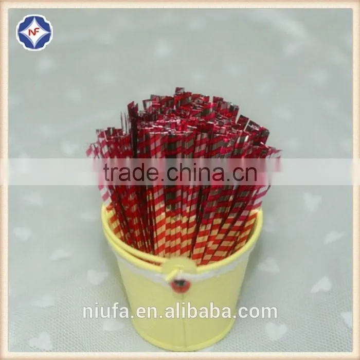 Metallic Twist Ties For Cake Candy Sealing Bags Lollipops Pack Biscuit Decoration/Wire Twist Ties
