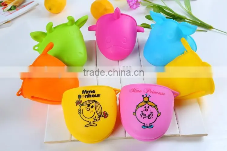 Cute Gloves Household Kitchen Colorful Heat Resistant Silicon Gloves