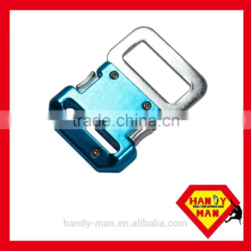 A825 Aluminum Small Harness Rock Mountain Climbing Sport Belt Fashion bag Quick Release Buckle