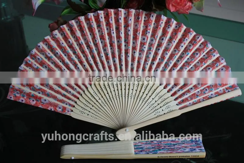 hotest promotion gift Japanese cloth fan